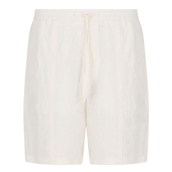 Emporio Armani Mens Plain Shorts / White